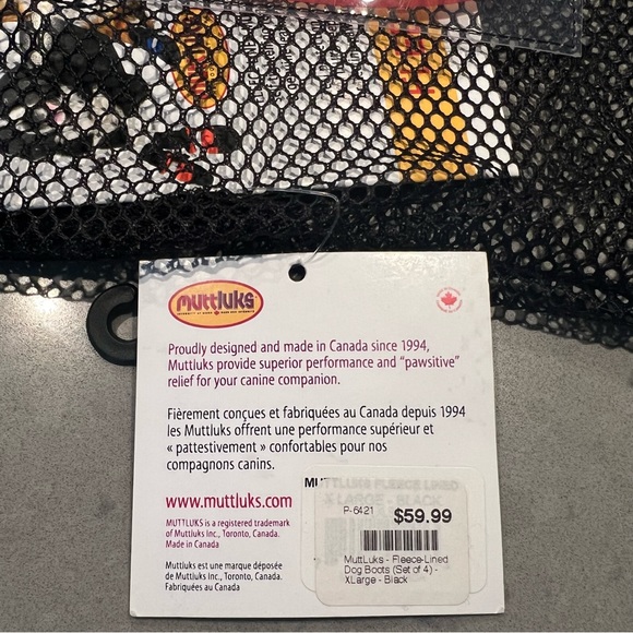 Muttluks XL Black Dog Boots - Picture 7 of 8